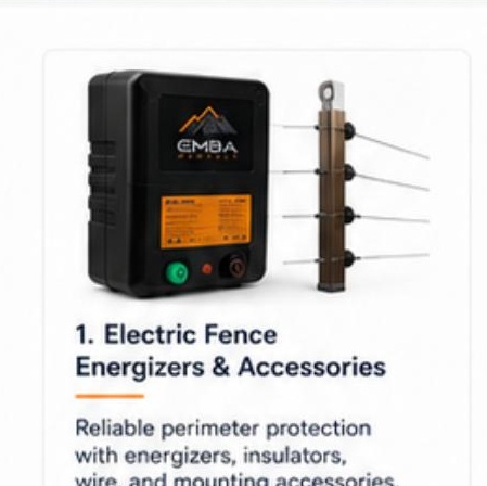 Electric fence energizer concept
