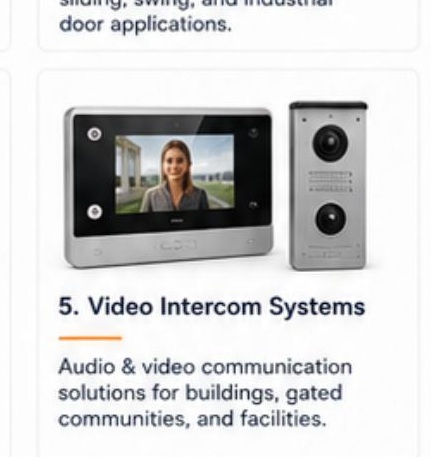 Video intercom concept
